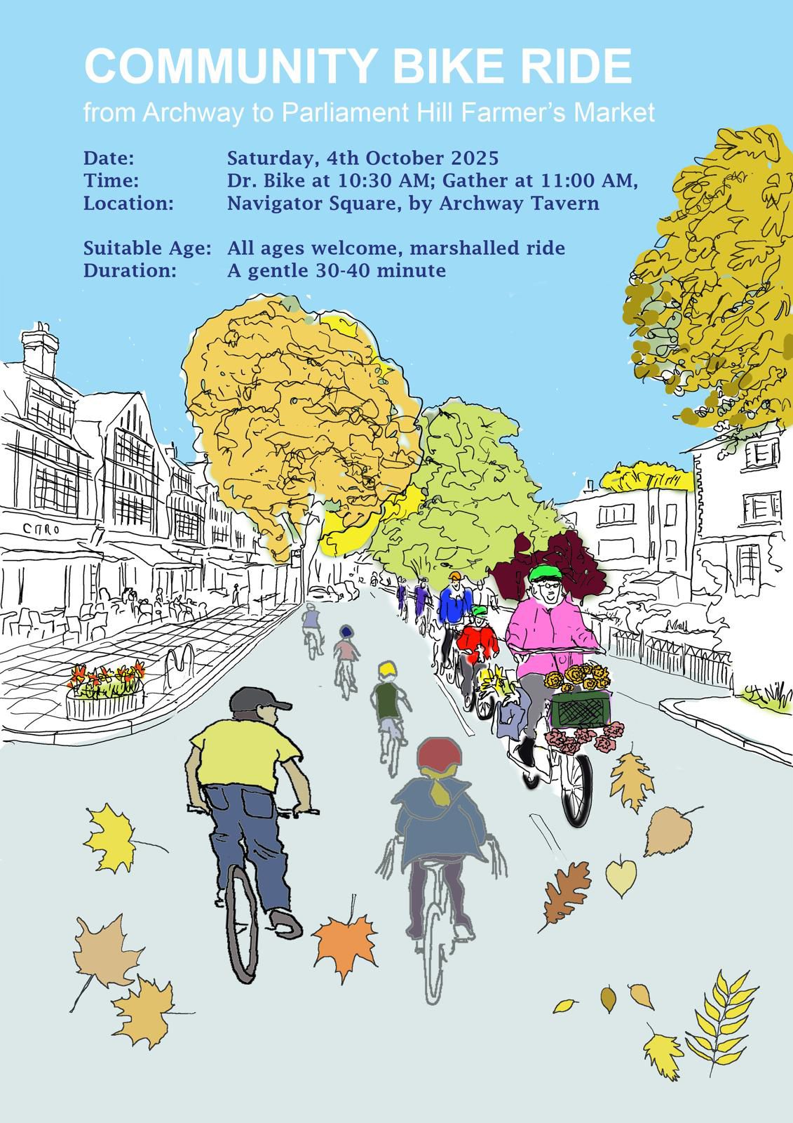 Autumn Community Bike Ride community bike ride aug 2025